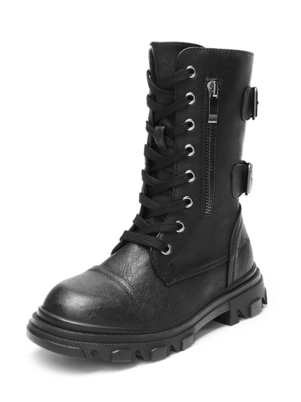 Girls Combat Ankle Boots